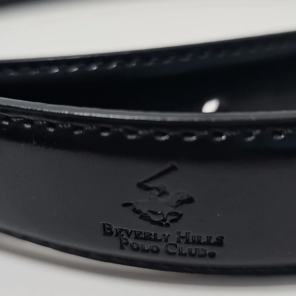 Beverly Hills Polo Club Men's Black Belt Sz 38